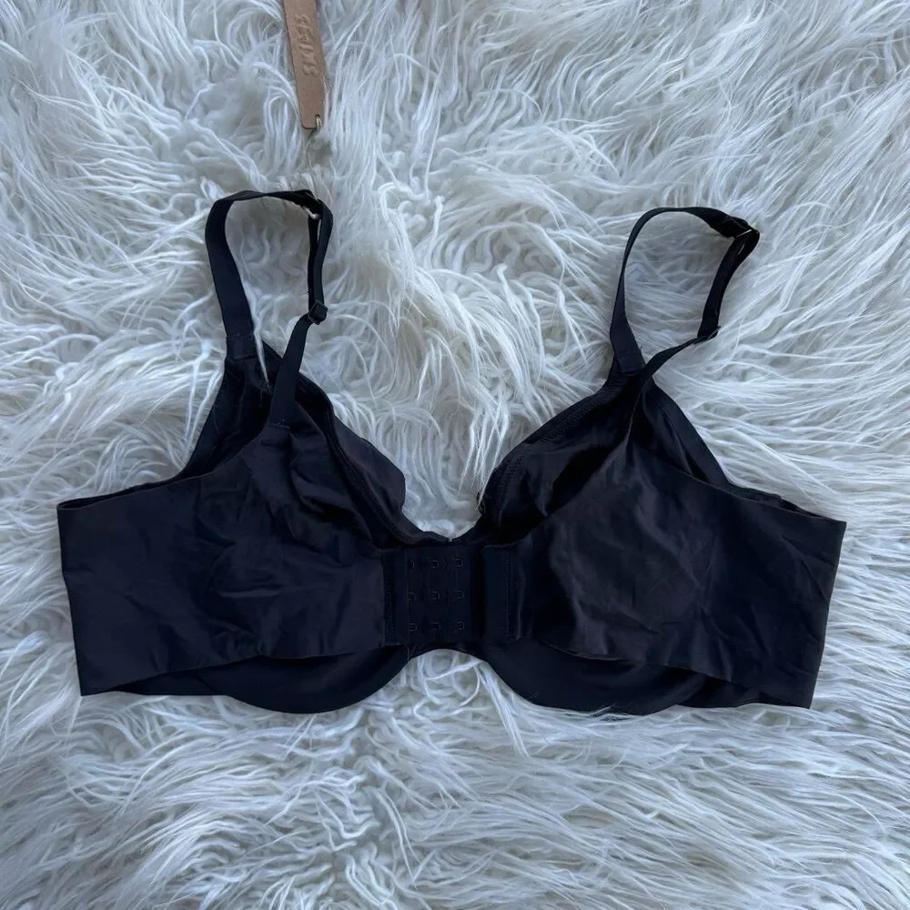 Skims Smoothing Intimates Unlined Full Coverage Bra Onyx Size 42C - Picture 5 of 8